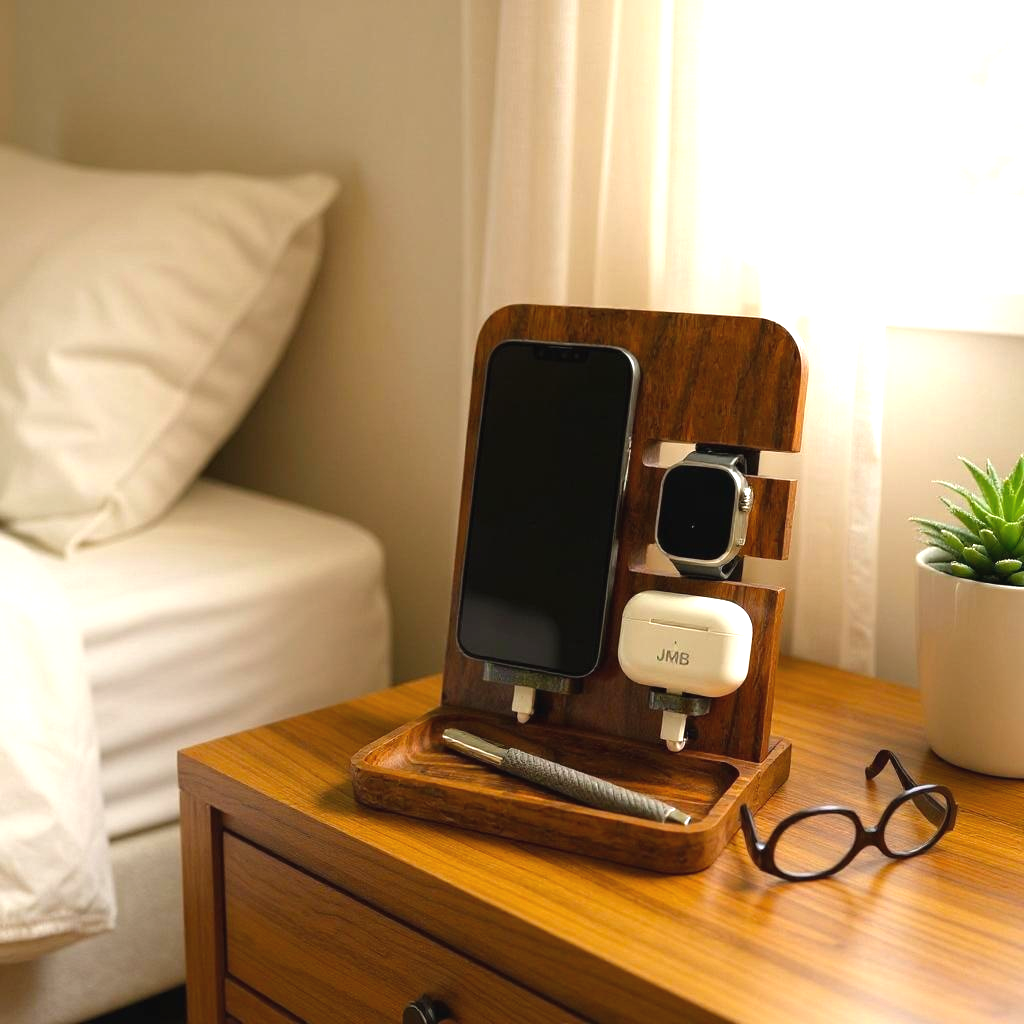 Deluxe Personalized Apple Charging Dock